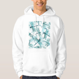 Elegant Dragonflies: Watercolor Wonder Hoodie