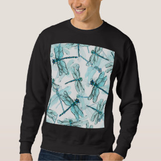 Elegant Dragonflies: Watercolor Wonder Sweatshirt