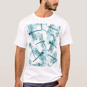 Elegant Dragonflies: Watercolor Wonder T-Shirt