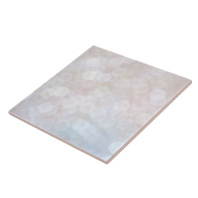 Elegant Dreamy Bokeh Light Texture Ceramic Tile (Side)