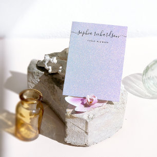 Elegant Dreamy Pastel   Glam Blue and Pink Post-it Notes