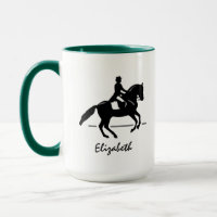 Elegant Dressage Rider Performing a Pirouette