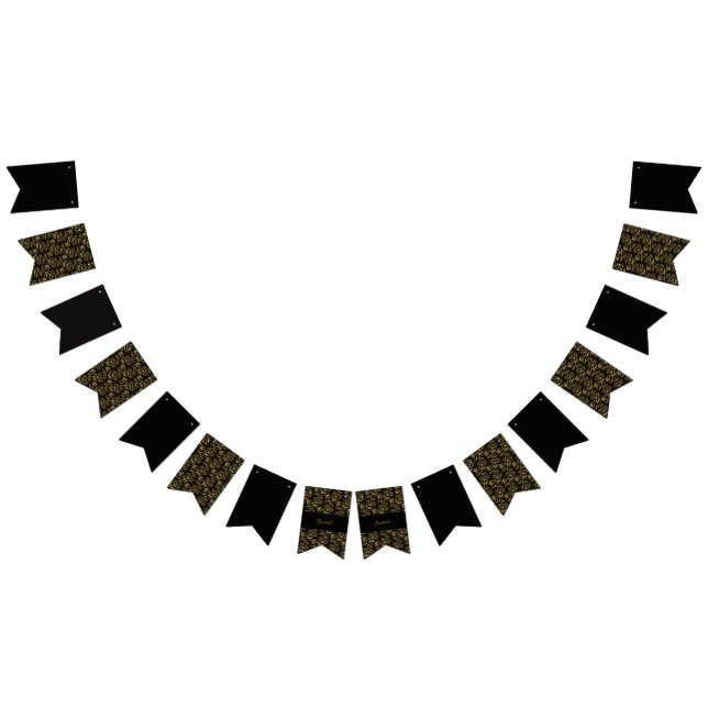 Elegant Dual Birthday Soiree  Bunting (All)