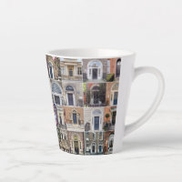 Elegant Dublin Doors Latte Mug