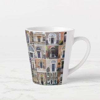 Elegant Dublin Doors Latte Mug