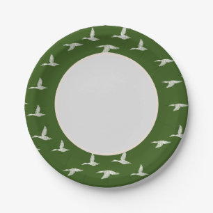 Elegant Duck Baby Shower Bundle Paper Plate