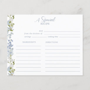 Elegant Dusty Blue Garden Bridal Shower Recipe