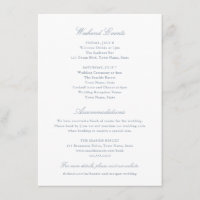 Elegant Dusty Blue Hotel and Weekend Events