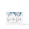 Elegant Dusty Blue Navy Floral Save the Date