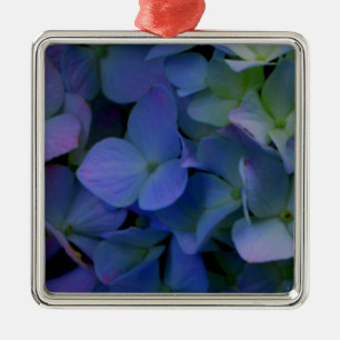 Elegant dusty blue purple floral metal tree decoration