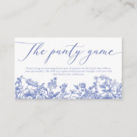 Elegant Dusty Blue Wildflower The Panty Game
