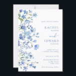 Elegant Dusty Blue Wildflower Wedding Invitation<br><div class="desc">Introducing our exquisite Elegant Dusty Blue Wildflower Wedding Invitation, a timeless masterpiece that effortlessly captures the essence of romance and sophistication. Delicately adorned with enchanting dusty blue wildflowers, this invitation exudes a sense of natural beauty and charm. Crafted with meticulous attention to detail, each element of this invitation speaks volumes...</div>