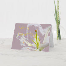 Elegant Dusty Pink and Gold Custom Thank You Card
