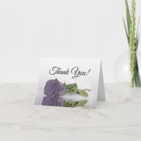 Elegant Dusty Purple Rose Wedding Photo Inside