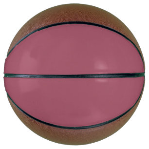 Elegant dusty rose Throw Pillow Basketball
