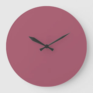 Elegant dusty rose Throw Pillow Large Clock