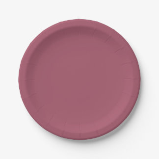 Elegant dusty rose Throw Pillow Paper Plate