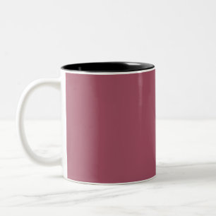Elegant dusty rose Throw Pillow Two-Tone Coffee Mug