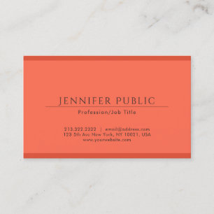 Elegant Earth Colours Professional Modern Template Business Card