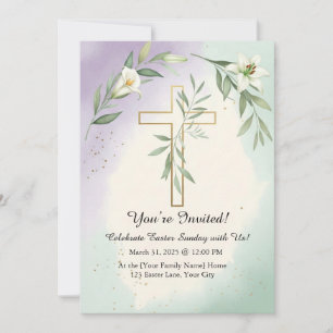 Elegant Easter Brunch Invitation