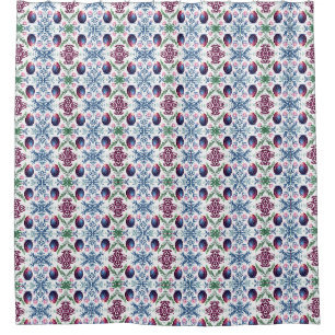 Elegant Easter Egg Botanical Art Shower Curtain