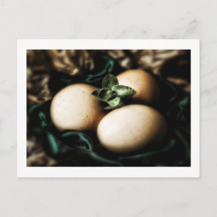 Elegant Easter eggs Holiday Postcard