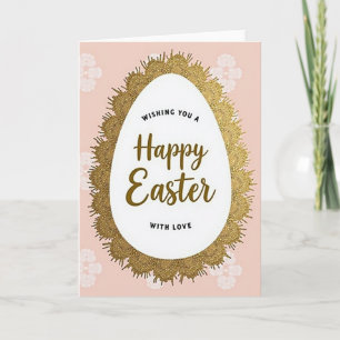 Elegant Easter Greeting Card