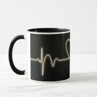 Elegant ECG mug