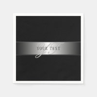 Elegant Editable Monogram Script Writing | Black