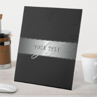 Elegant Editable Monogram Script Writing | Black