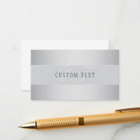 Elegant Editable Monogram Script Writing | Grey