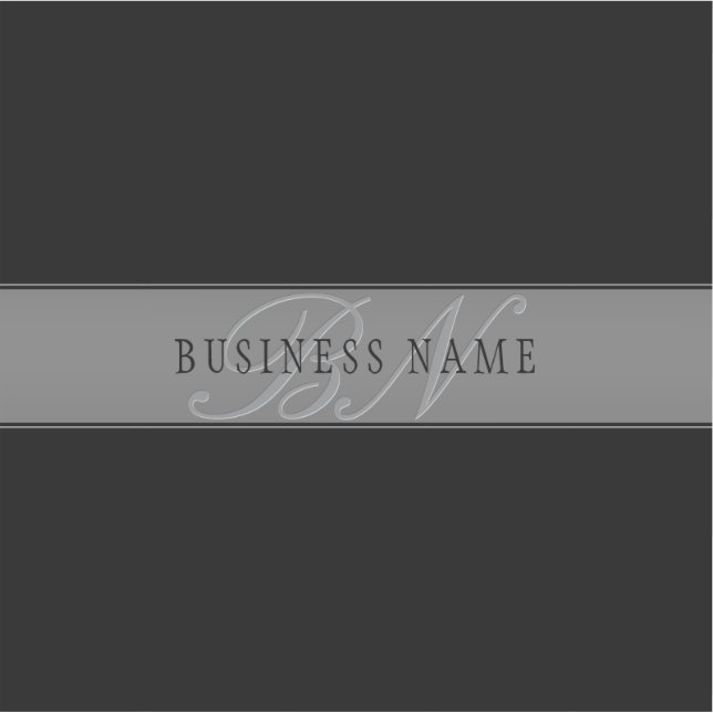 Elegant Editable Script Business Name/other Text (Front)