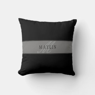 Elegant Editable Script Business Name/other Text Cushion