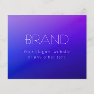Elegant Editable Text & Modern Fading Purple Colou Flyer