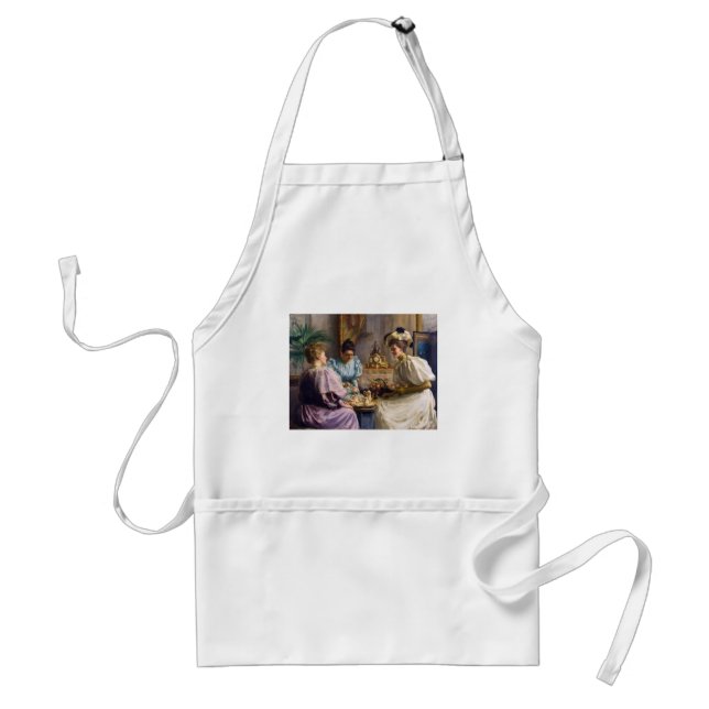 Elegant Edwardian Afternoon Tea Gathering  Standard Apron (Front)
