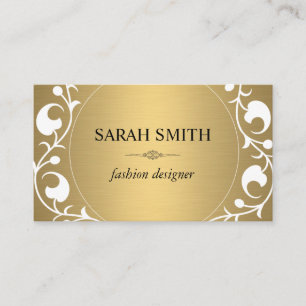 Elegant Element / Golden Luxe Business Card