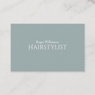 Elegant elite grey blue cover stylish business card