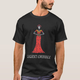 Elegant Embracehalloween Bride Wedding Designs Pre T-Shirt