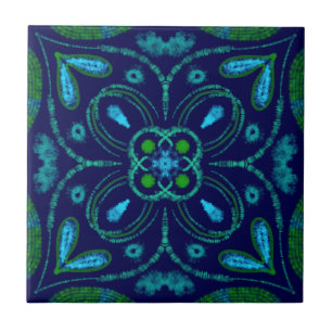 Elegant Emerald Green Ceramic Tile