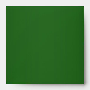 Elegant Emerald Green Linen Envelopes