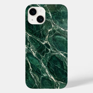 Elegant Emerald Green Marble Texture iPhone Case