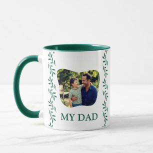 Elegant Emerald Ivy Father's Day Mug