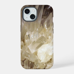 Elegant Energy Graphic Clear Quartz iPhone 15 Case