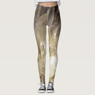 Elegant Energy Graphic Clear Quartz Leggings