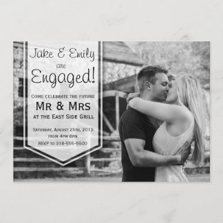 Elegant Engagement Announcement