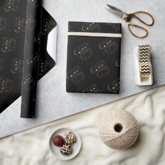Elegant English Bulldog Wrapping Paper