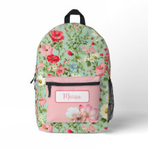 Elegant English Country Wildflower Personalised