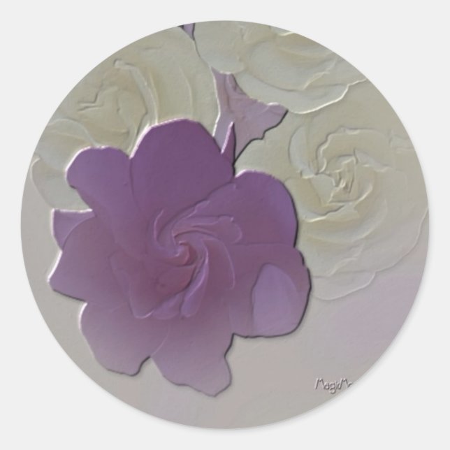 Elegant Envelope Sticker (Front)