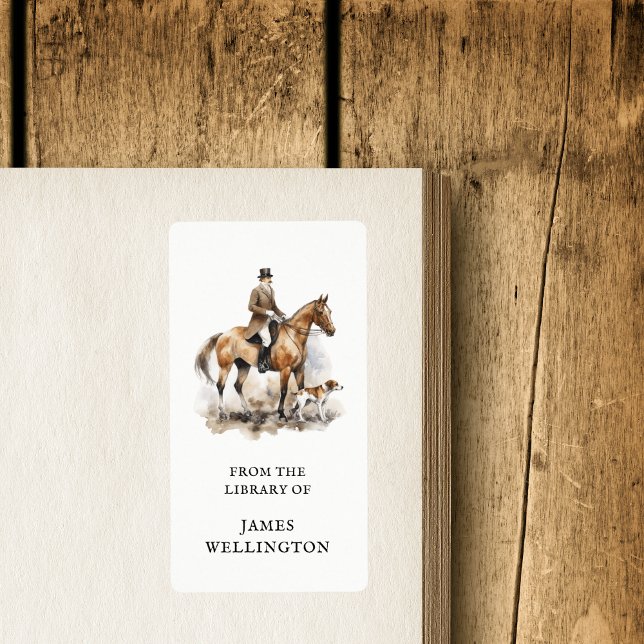Elegant Equestrian British Hunter Horse Ex Libris (Creator Uploaded)