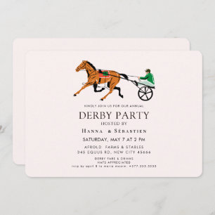 Elegant Equestrian Garden Party Invitation